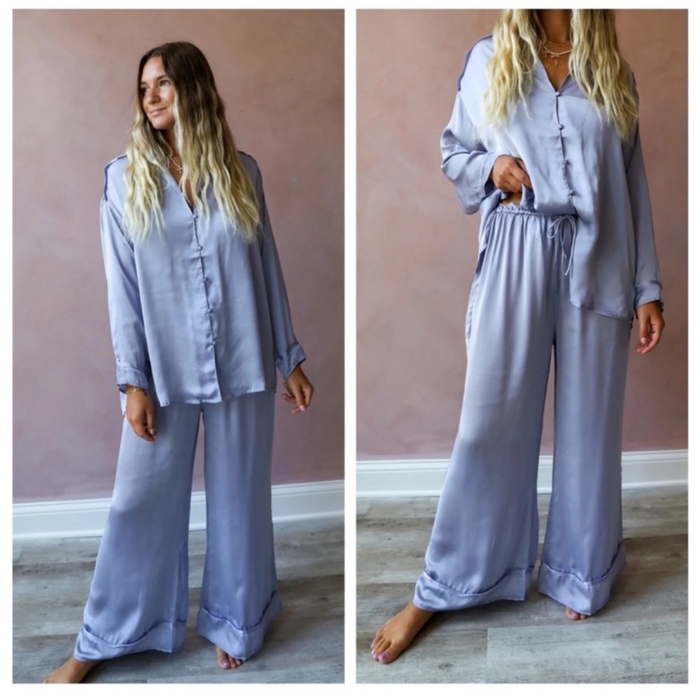 Free People Lavender Pajama Set